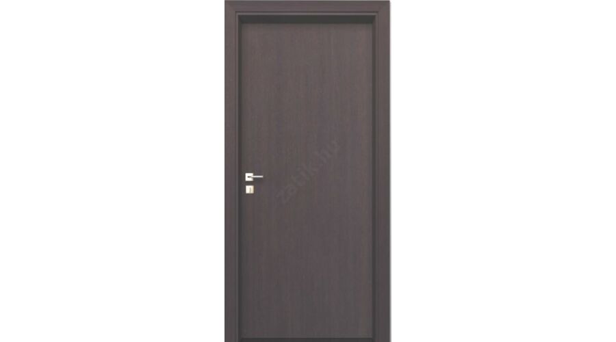 Beltéri ajtó dekorfóliás wenge szín 100x210x10 cm tele balos MAS155 utólag szerelhető tokkal ...